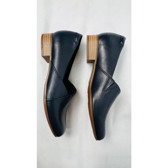 Clarks womens Juliet Palm Loafer, Dark Navy Leather, 6.5 US - Picture 3 of 5